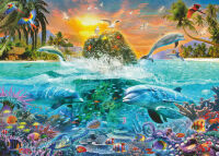 Ravensburger, Die Unterwasserinsel, 1000 Teile Puzzle