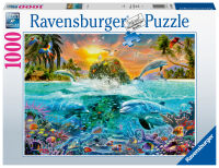 Ravensburger, Die Unterwasserinsel, 1000 Teile Puzzle