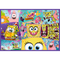 Trefl, Verrückte Welt von Spongebob, 4x250 Teile Puzzle