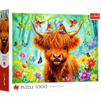 Trefl, Hochlandkuh - 1000 Teile Puzzle