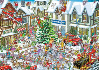 Weihnachtspuzzle 1000 Teile - Wimmelbild Weihnachten von...