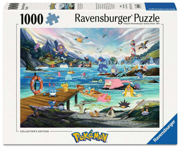 Ravensburger Pokemon Vaporeon and Temperate 1000 Teile Puzzle