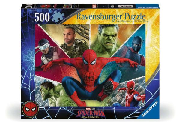 Ravensburger Spider-Man Brand New Day Movie 500 Teile Puzzle