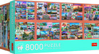 Trefl Postkarten aus der ganzen Welt - 8000 Teile Puzzle