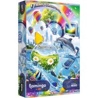 Flamingo by Trefl Internet Chaos 600 Teile Puzzle