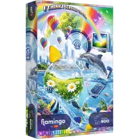 Flamingo by Trefl Internet Chaos 600 Teile Puzzle