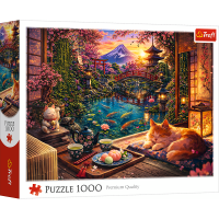 Trefl, Die Katze aus dem Sakura-Garten - 1000 Teile Puzzle