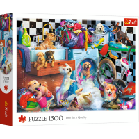 Trefl, Hunde außer Rand und Band 1500 Teile Puzzle