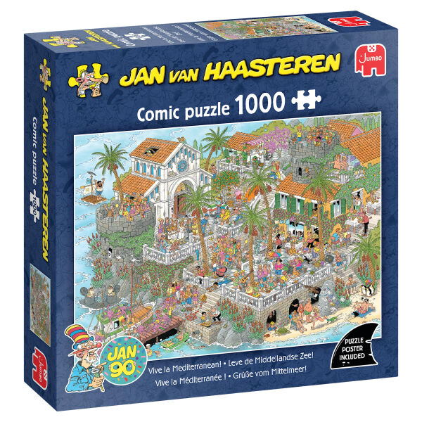 Jan van Haasteren - Grüße vom Mittelmeer! 1000 Teile Puzzle