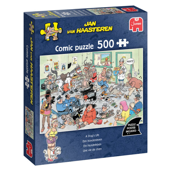 Jan van Haasteren - Ein Hundeleben 500 Teile Puzzle