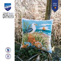 Kreuzstichkissenpackung Ocean breeze - Stickbild vorgezeichnet