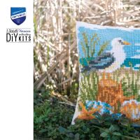 Kreuzstichkissenpackung Ocean breeze - Stickbild vorgezeichnet