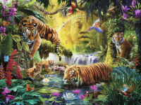 Ravensburger, Idylle am Wasserloch, 1500 Teile Puzzle
