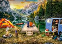 Ravensburger 16994 Campingurlaub, 1000 Teile Puzzle