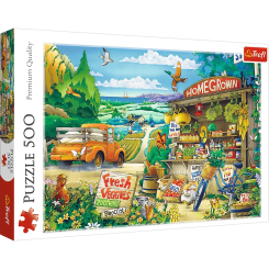 Puzzle Trefl panorama dell'arcipelago delle Lofoten, Norvegia 500 pezzi 