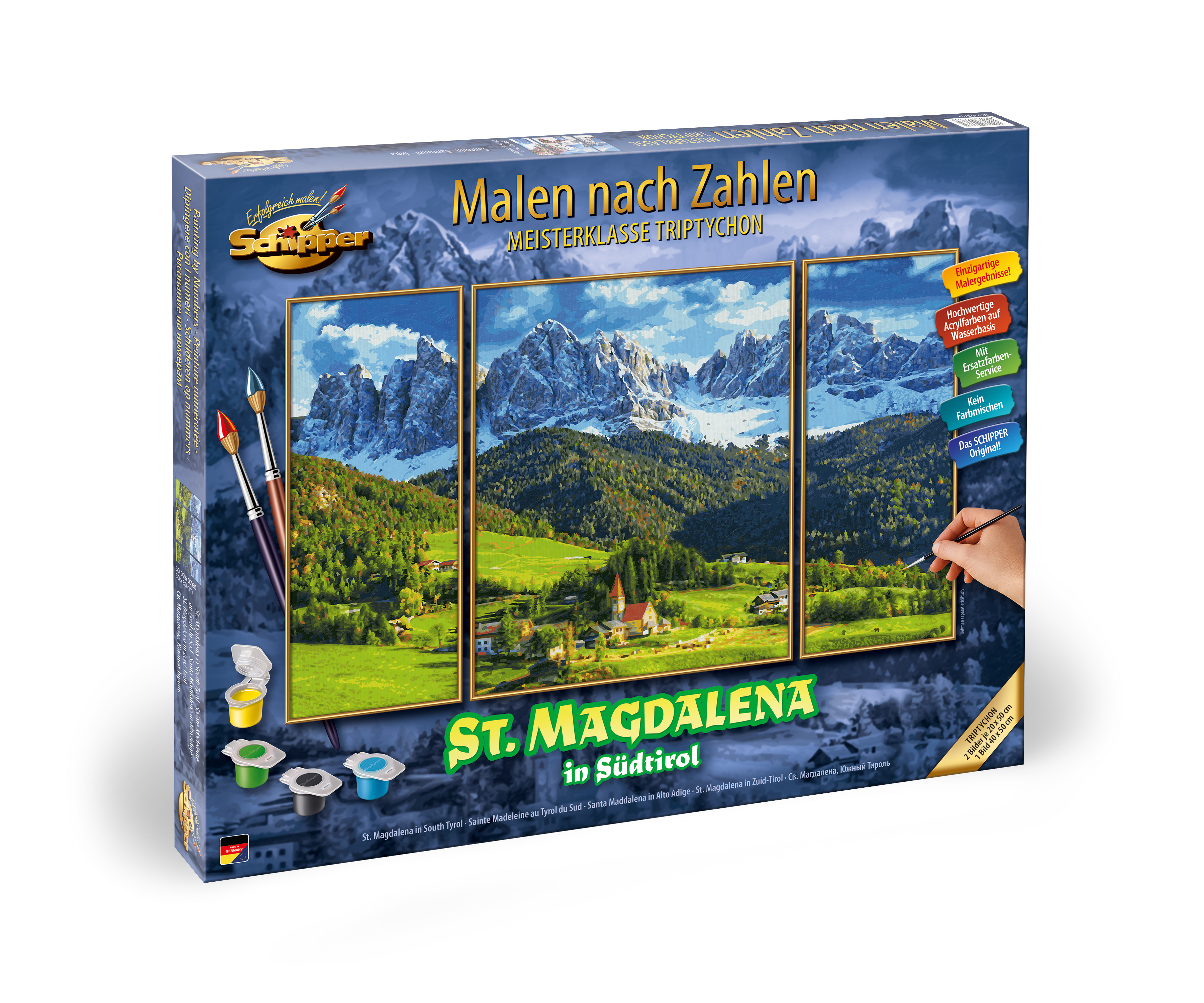 Schipper 609260760 Malen nach Südtirol in St.Magdalena Zahlen