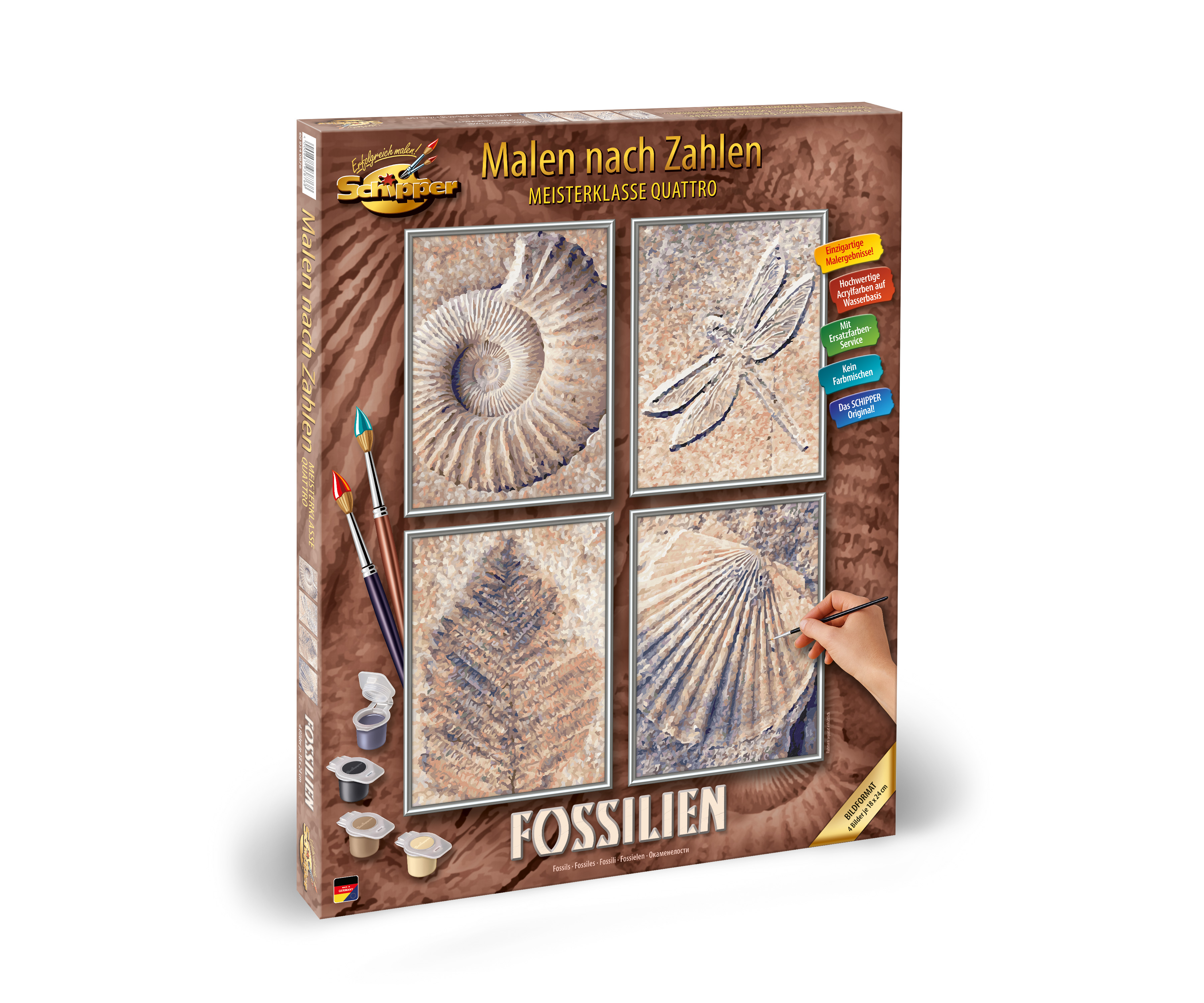 Schipper Malen 609340876 Fossilien Zahlen nach